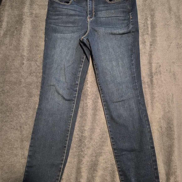 Nicole Miller Dark Blue Skinny Jeans - Picture 1 of 3